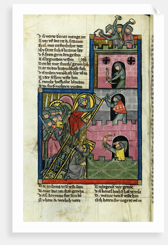 Taking a Castle in Jerusalem by Master of the Chronicle of the World