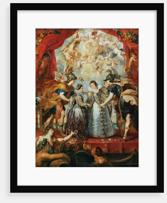 The Exchange of the Princesses at the Spanish Border. (The Marie de Medici Cycle) by Pieter Paul Rubens