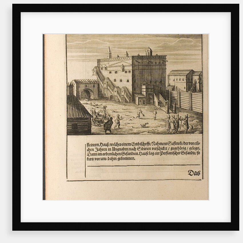 The Streltsy in Kitay-gorod by Christian Lorenzen Rothgiesser