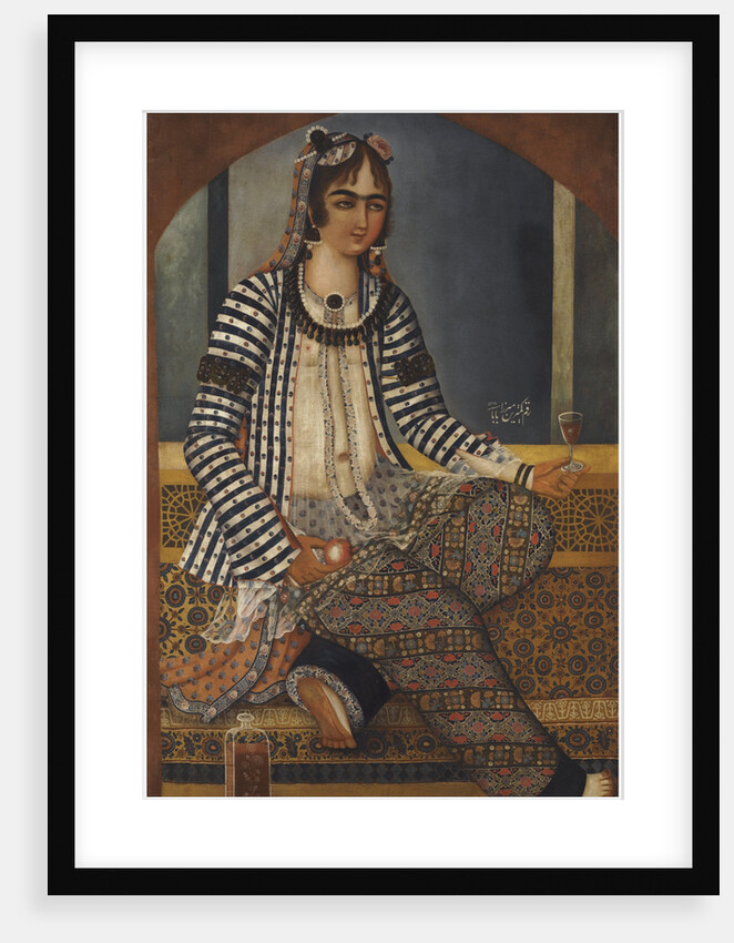 Portrait of a Lady by Mirza Baba