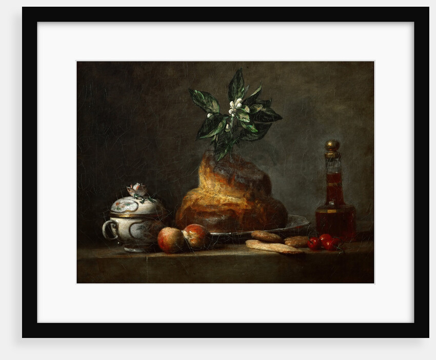 La brioche by Jean-Baptiste Siméon Chardin