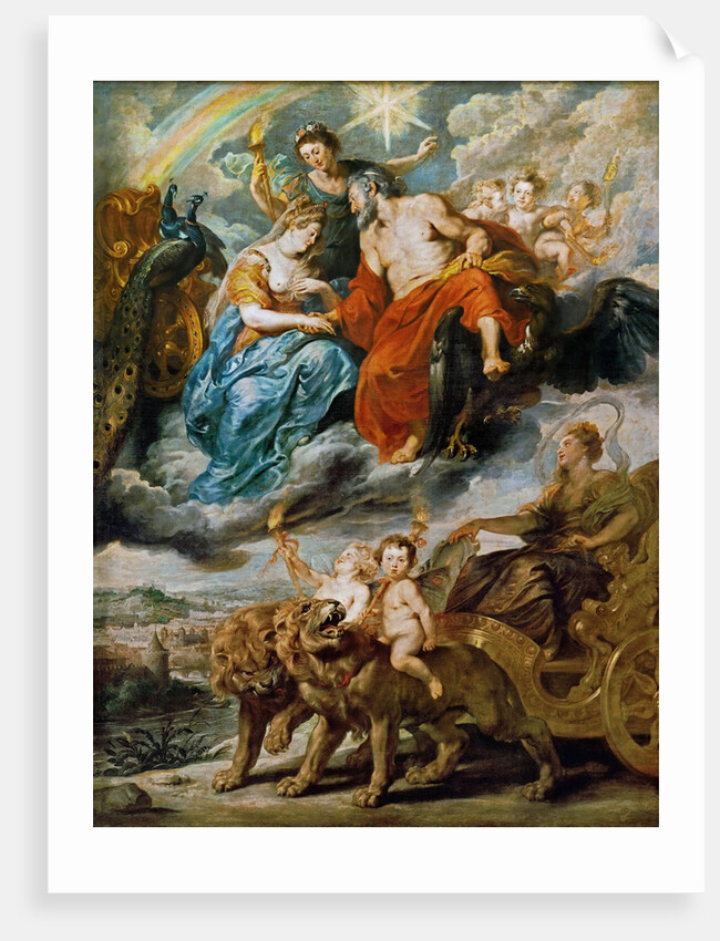 The Meeting of Marie de Medici and Henry IV at Lyons (The Marie de Medici Cycle) by Pieter Paul Rubens