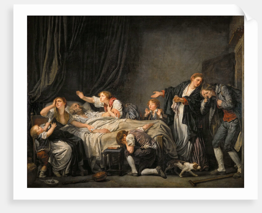 The Fathers Curse: The Son Punished by Jean-Baptiste Greuze