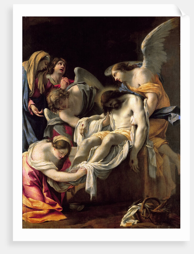 The Entombment of Christ by Simon Vouet