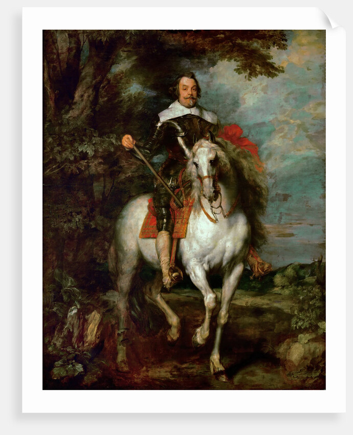 Equestrian portrait of Francisco de Moncada (1586?1635), Marquis of Aytona and Count of Ossuna by Sir Anthony van Dyck