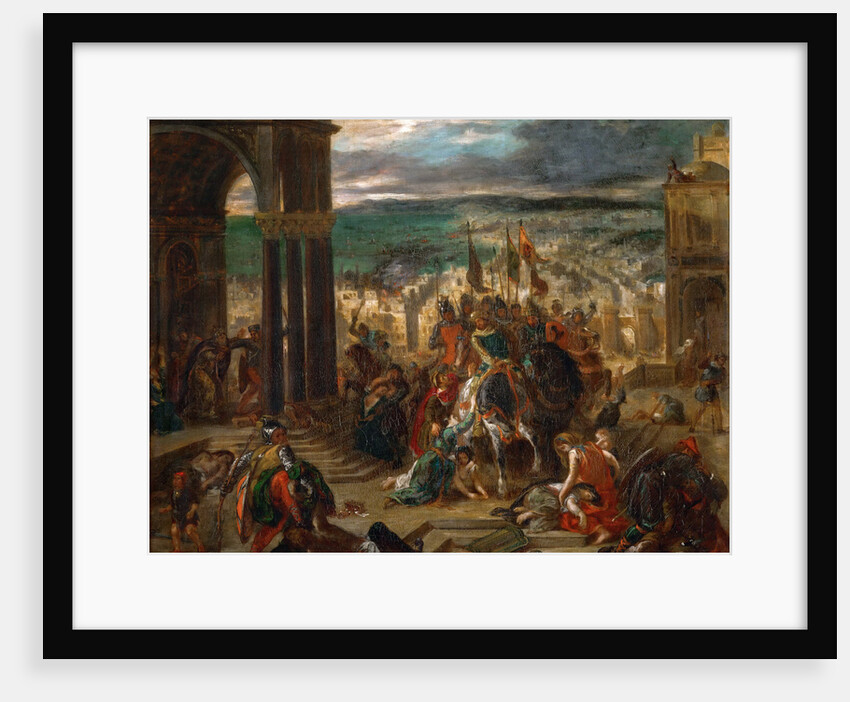 The Entry of the Crusaders in Constantinople by Eugène Delacroix