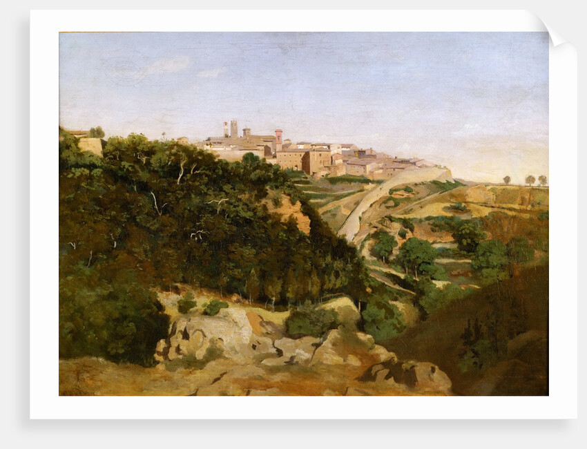 Volterra by Jean-Baptiste Camille Corot