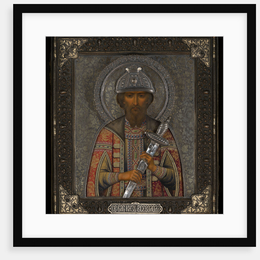 Saint Vsevolod Mstislavich, Prince of Pskov by Vasily Pavlovich Guryanov