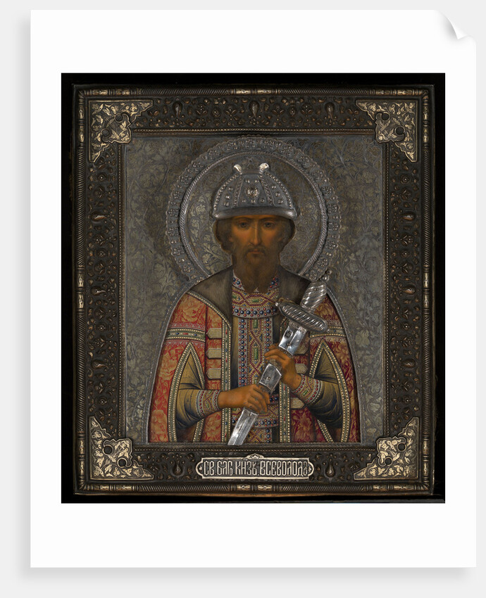 Saint Vsevolod Mstislavich, Prince of Pskov by Vasily Pavlovich Guryanov