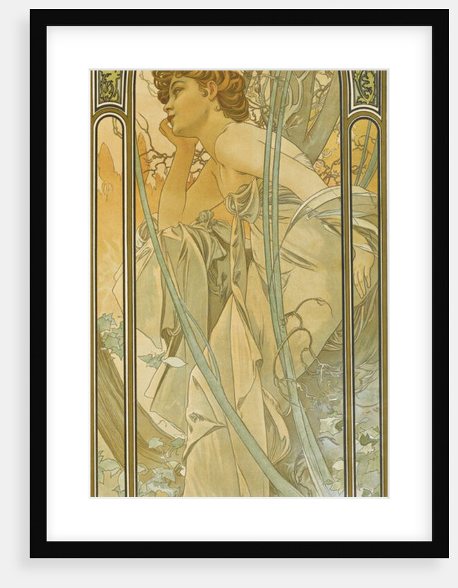 The Times of the Day: Evening dream by Alfons Marie Mucha