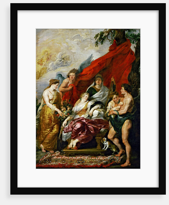 The Birth of the Dauphin at Fontainebleau (The Marie de Medici Cycle) by Pieter Paul Rubens