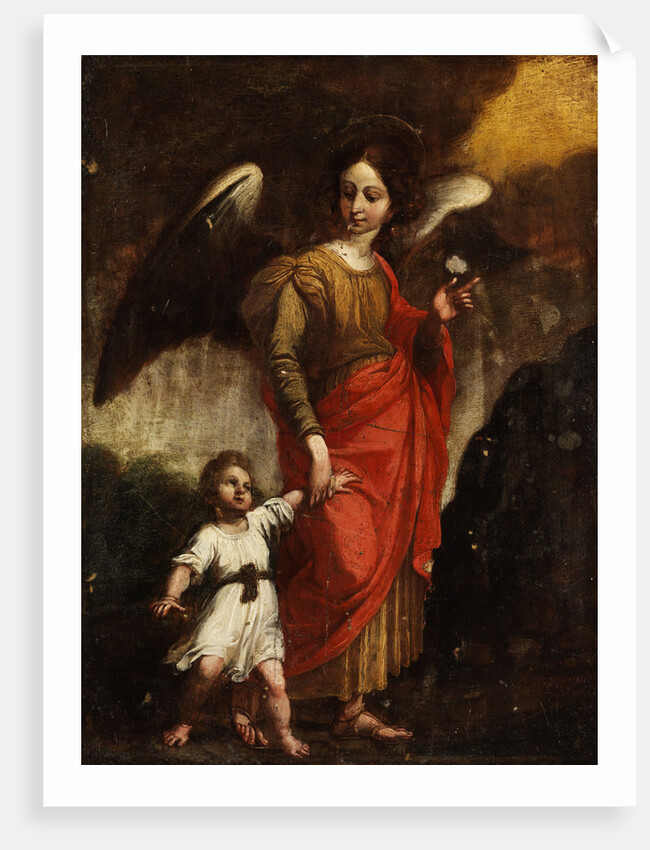 The Guardian Angel by Italian master