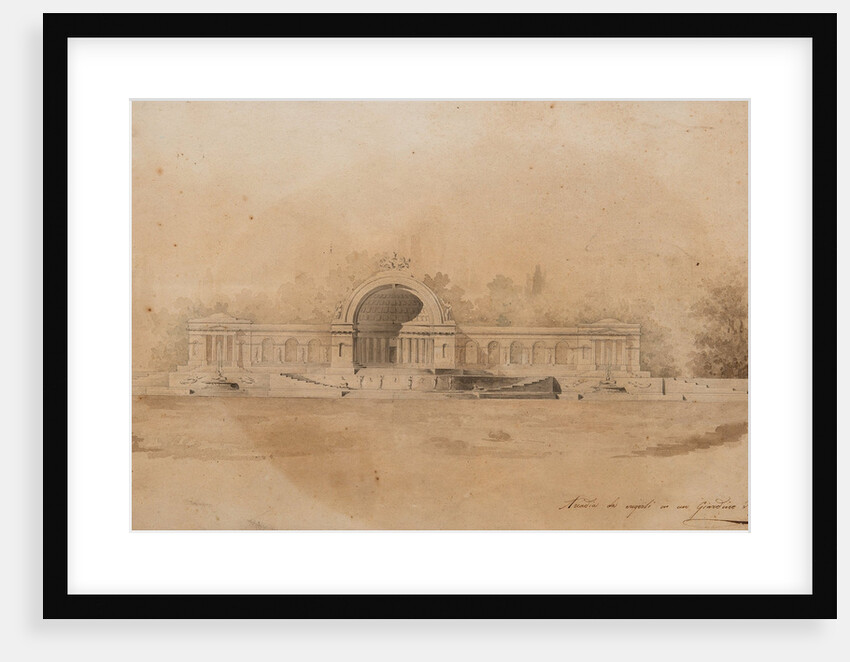 Study of an Arcade for Tsarskoye Selo by Giacomo Antonio Domenico Quarenghi