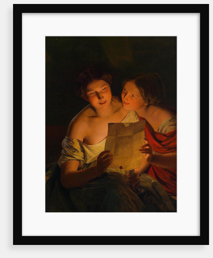 Love letter by Ferdinand Georg Waldmüller