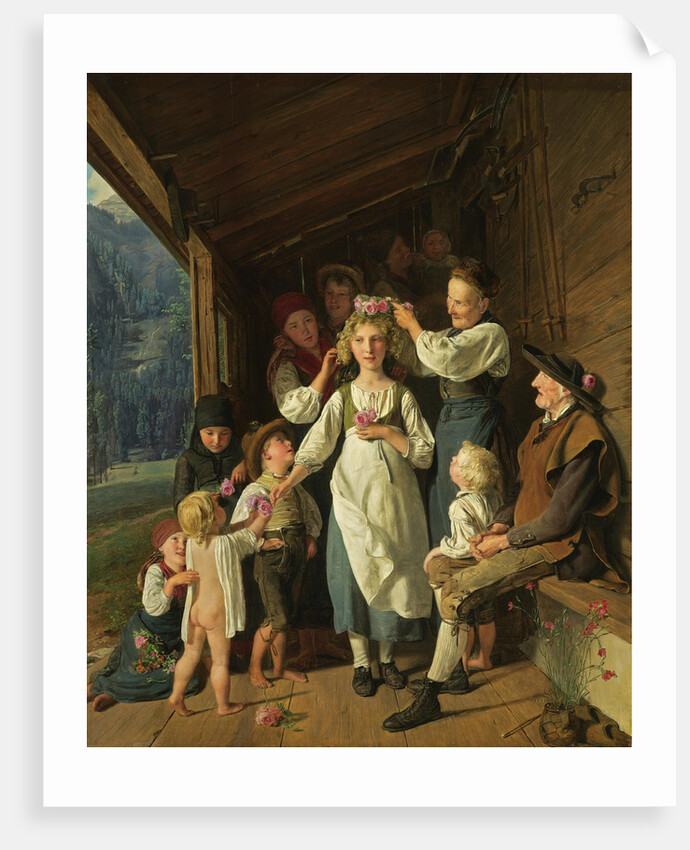 The Bridesmaid by Ferdinand Georg Waldmüller