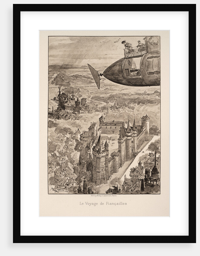 Illustration for Le vingtième siècle: La vie électrique by Albert Robida