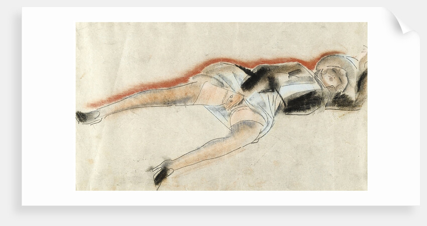 Erotic Drawing by Boris Dmitryevich Grigoriev