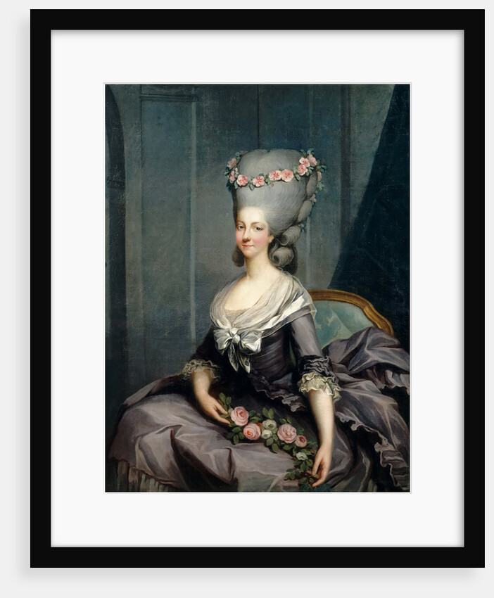 Portrait of Marie Louise of Savoy, Princess of Lamballe by Antoine-François Callet