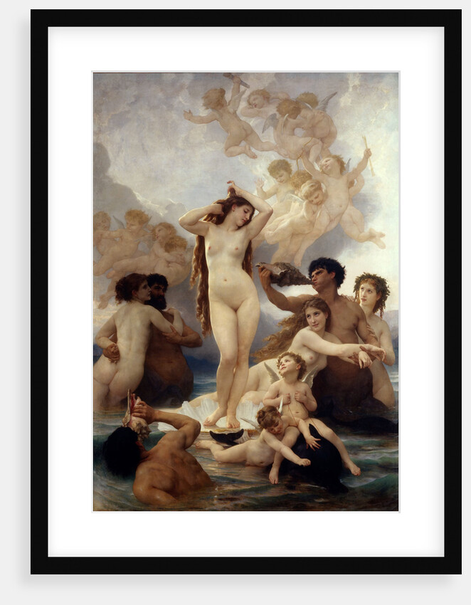 The Birth of Venus by William-Adolphe Bouguereau