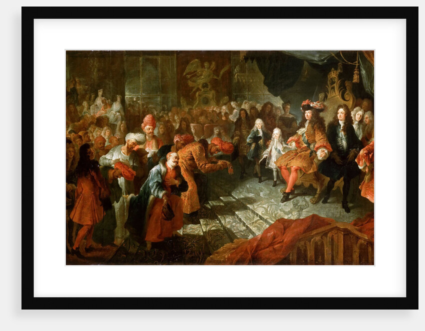 Louis XIV receiving the Persian Ambassador in the Galerie des Glaces at Versailles, 19th February 17 by Antoine Coypel