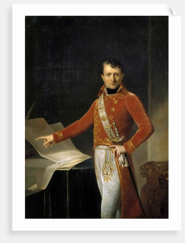 Portrait of Napoleon Bonaparte as First Consul by Anne Louis Girodet de Roucy Trioson