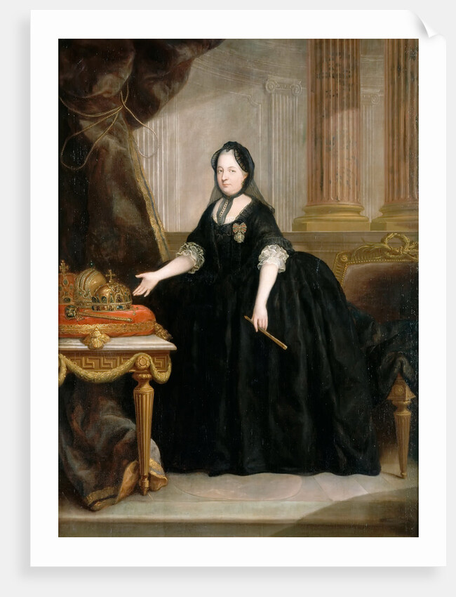 Portrait of Empress Maria Theresia of Austria by Anton von Maron