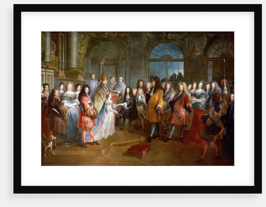 Marriage of Louis of France, Duke of Burgundy, and Marie Adelaide of Savoy, 7 December 1697 by Antoine Dieu