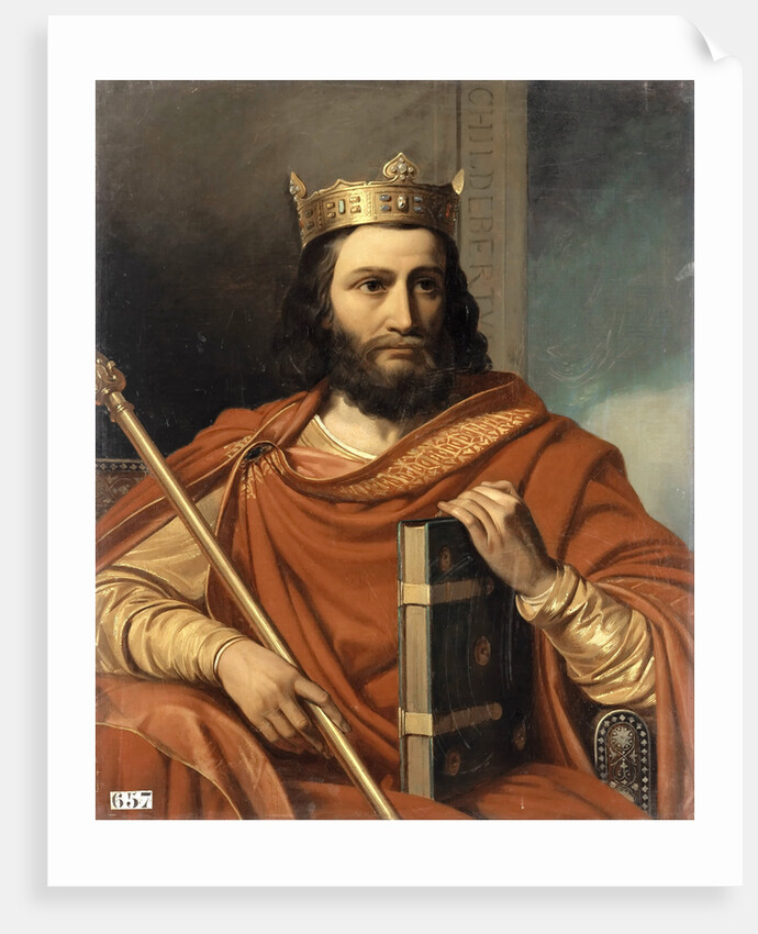 Childebert I, King of the Franks by Jean Louis Bézard