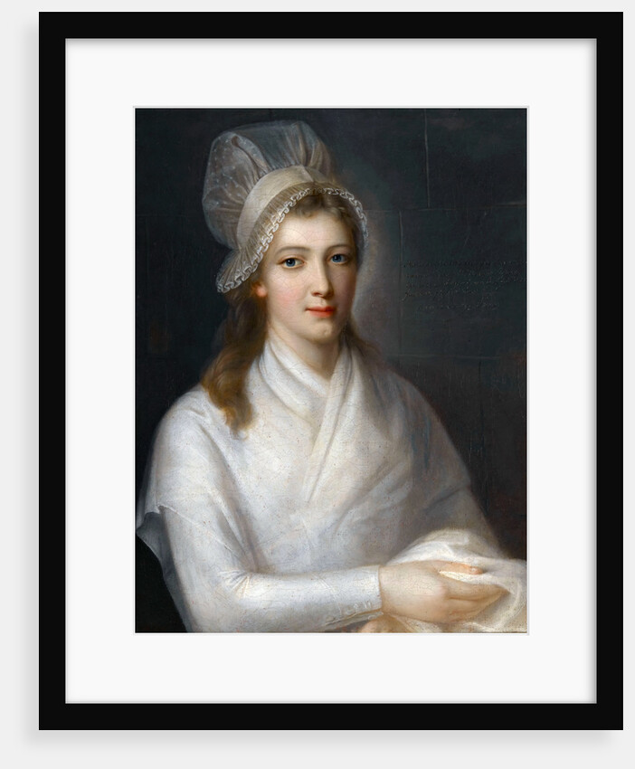 Portrait of Charlotte Corday by Jean-Jacques Hauer