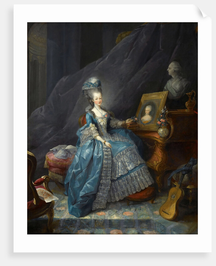 Princess Maria Theresa of Savoy by Jean-Baptiste André Gautier Dagoty