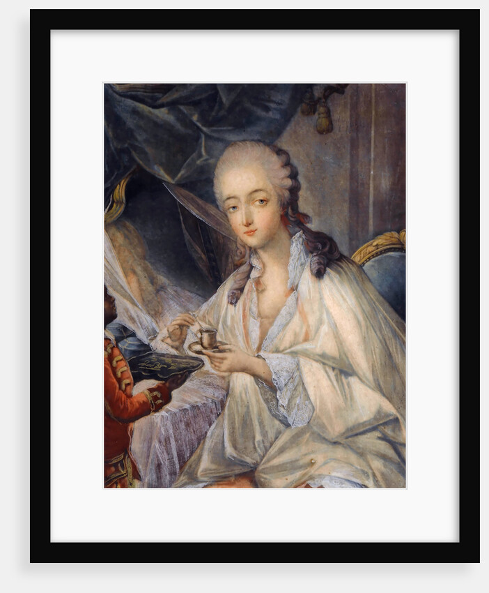 Jeanne Bécu, comtesse Du Barry with a cup of coffee by Jean-Baptiste André Gautier Dagoty