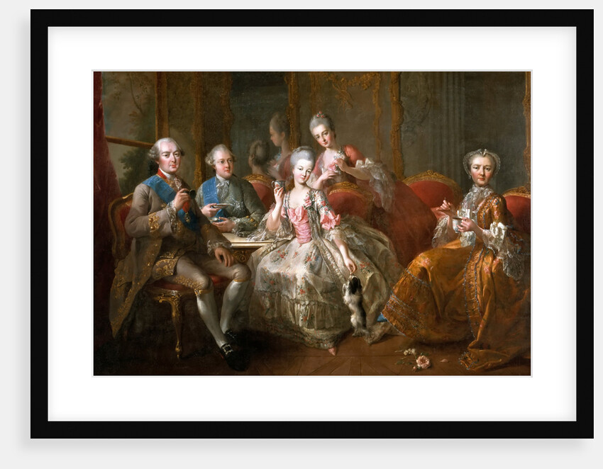 The Cup of Chocolate (The Penthièvre family) by Jean-Baptiste Charpentier