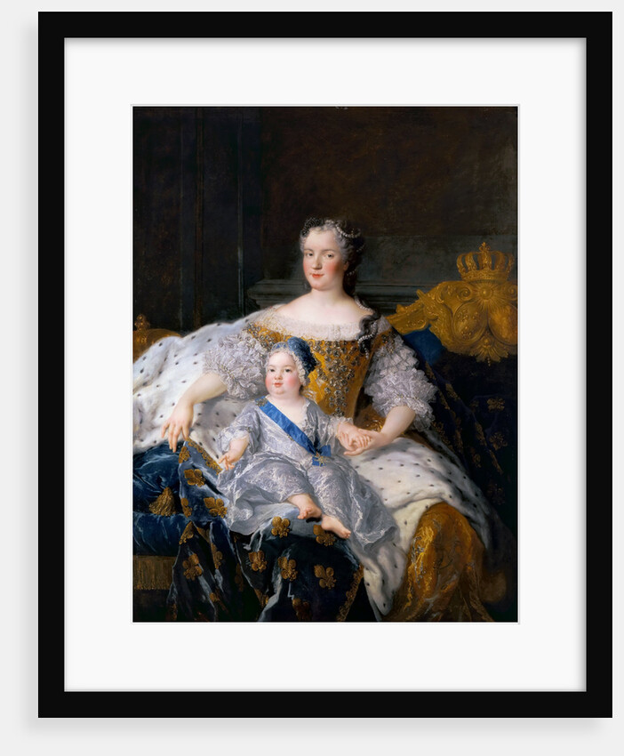 Marie Leszczynska with Louis, Dauphin of France by Alexis Simon Belle
