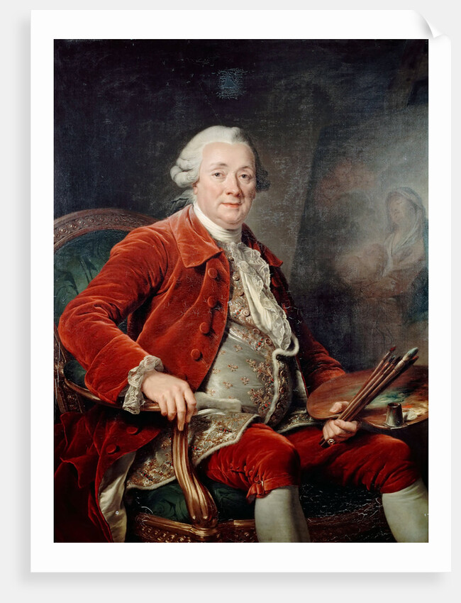Portrait of Charles-Amédée-Philippe van Loo by Adélaïde Labille-Guiard