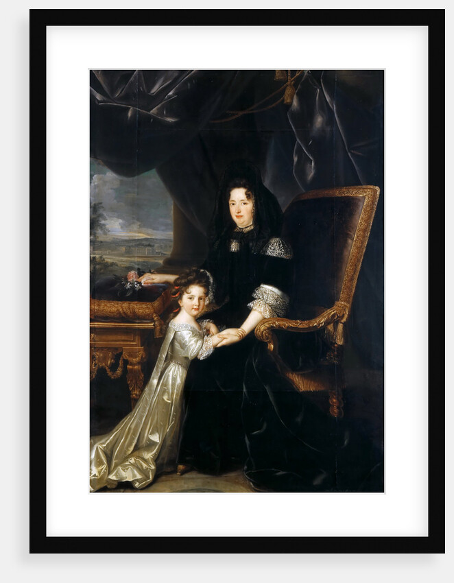 Françoise dAubigné, Marquise de Maintenon with her niece by Louis Ferdinand Elle the Younger