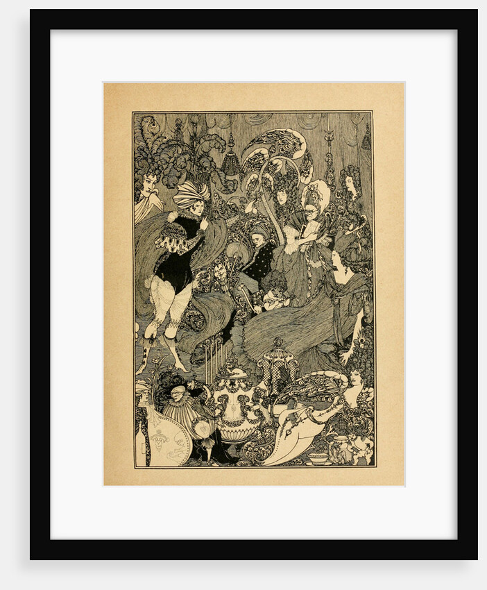 The Rape of the Lock. Illustration for The Cave of Spleen by Alexander Pope by Aubrey Beardsley
