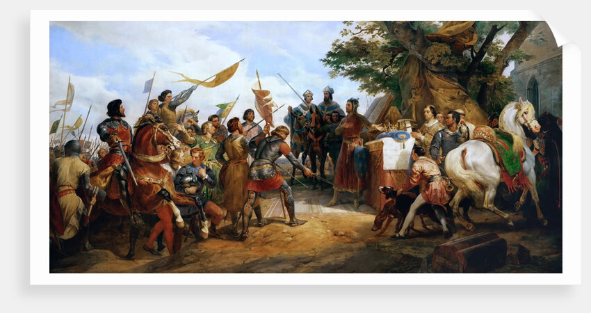 The Battle of Bouvines on 27 July 1214 by Horace Vernet