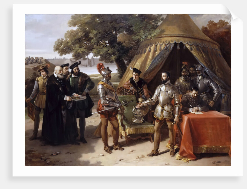 The Siege of Thionville, 23 june 1558 by Hortense Haudebourt-Lescot