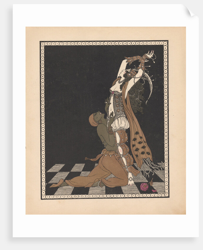 Ida Rubinstein and Vaslav Nijinsky in the ballet Scheharazade by George Barbier