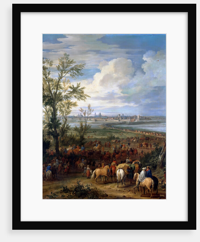 The Siege of Ypres, March 1678 by Adam Frans van der Meulen