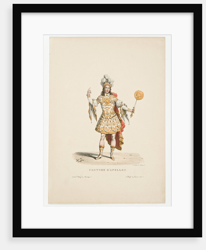 Louis XIV as Apollo in the ballet Noces de Thétis et Pélée in 1654 by Anonymous