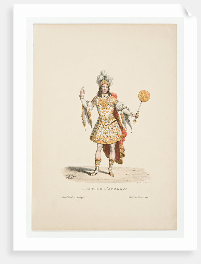 Louis XIV as Apollo in the ballet Noces de Thétis et Pélée in 1654 by Anonymous