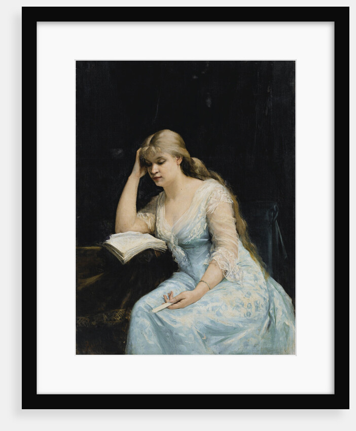 Young Woman Reading by Maria Konstantinovna Bashkirtseva