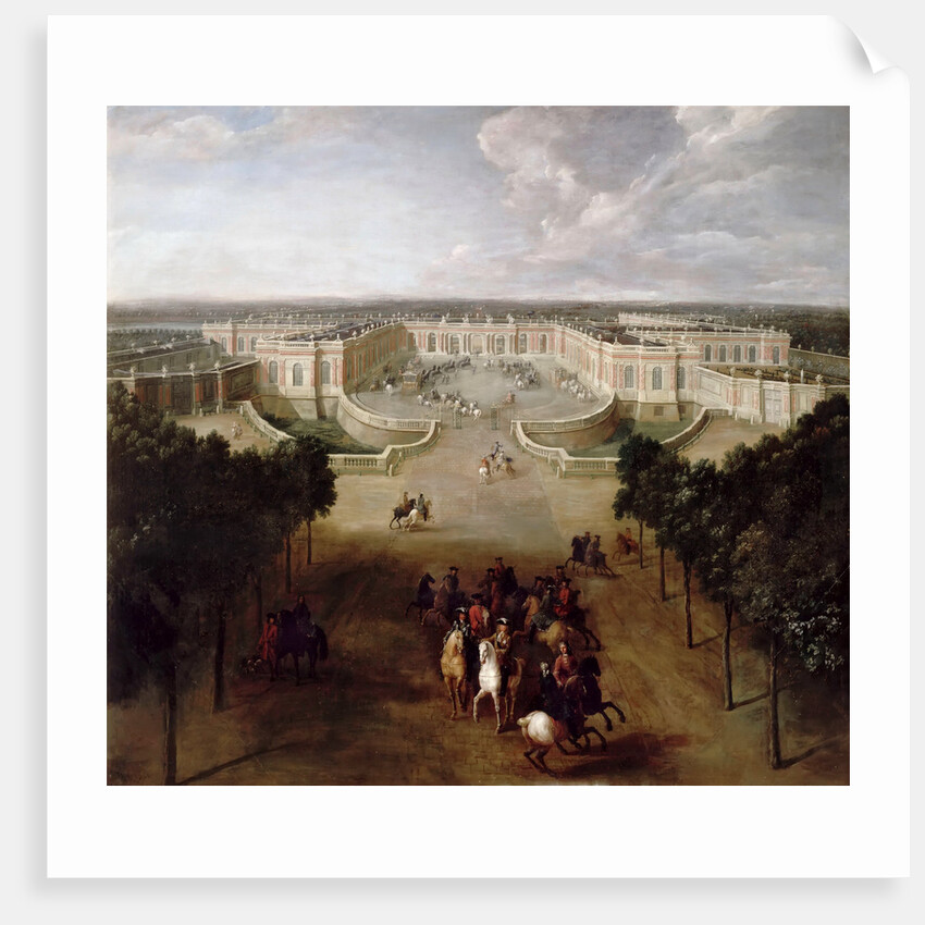 View of the Grand Trianon from the Avenue by Pierre-Denis II Martin