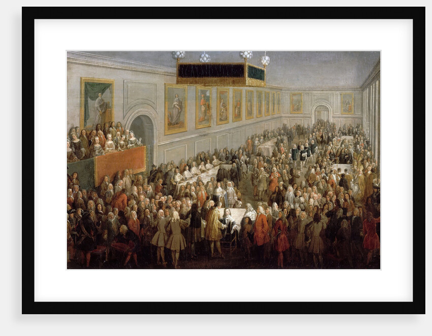 Feast given after the Coronation of Louis XV at the Palais Archiepiscopal in Rheims, 25th October 17 by Pierre-Denis II Martin
