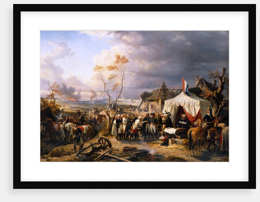 General De la Morlière Receiving The Surrender Of Antwerp 29th November 1792 by Henri Félix Emmanuel Philippoteaux