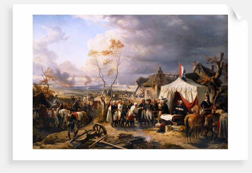 General De la Morlière Receiving The Surrender Of Antwerp 29th November 1792 by Henri Félix Emmanuel Philippoteaux