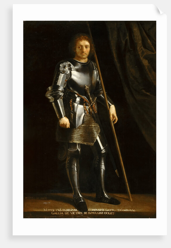 Gaston of Foix, Duke of Nemours (Warrior Saint) After Giorgione by Philippe de Champaigne