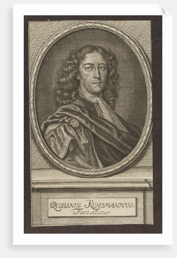 Quirinus Kuhlmann by Johann Georg Mentzel