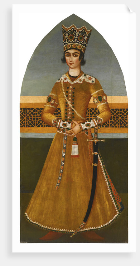 Portrait of Prince Abbas Mirza by Mihr Ali